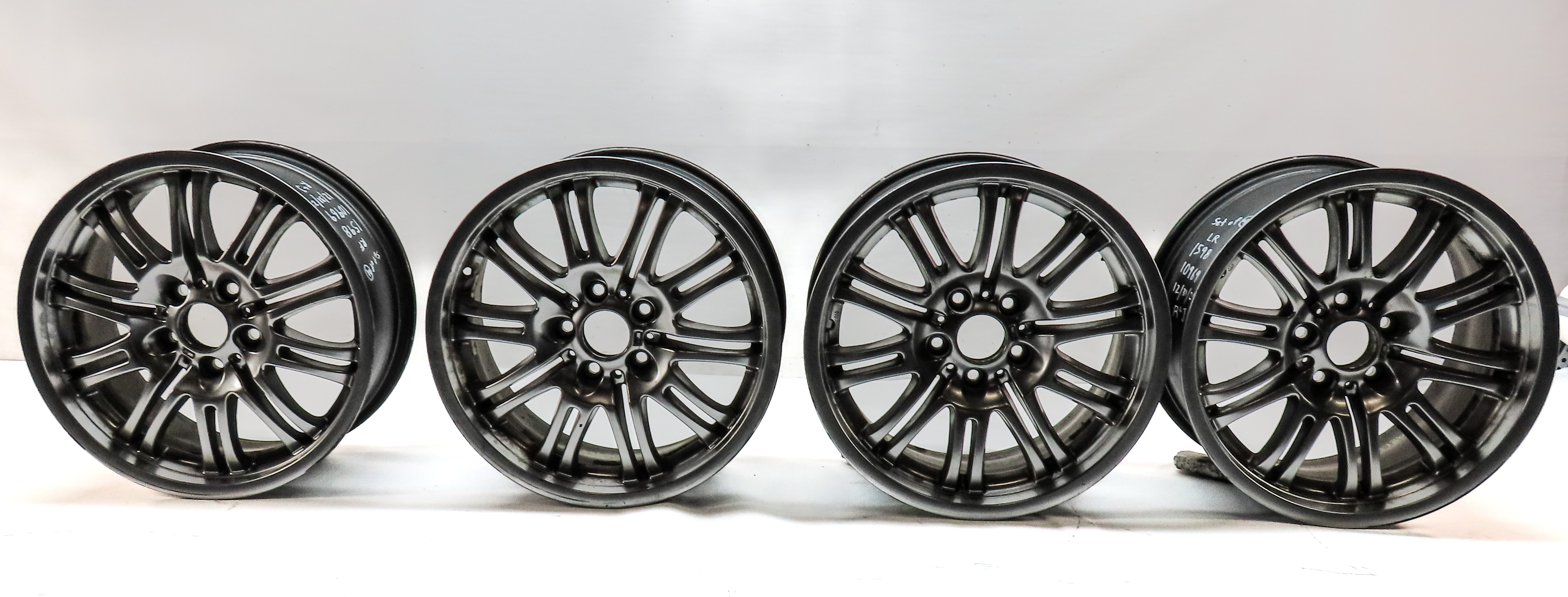 2001-2006 BMW (E46) M3 ///M (18x8 FRONT / 18x9 REAR) SPOKE WHEEL RIM SET 4 — exact item pictured